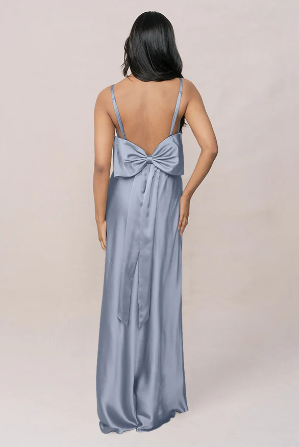 Steph Satin Dress | Made To Order - Image 38