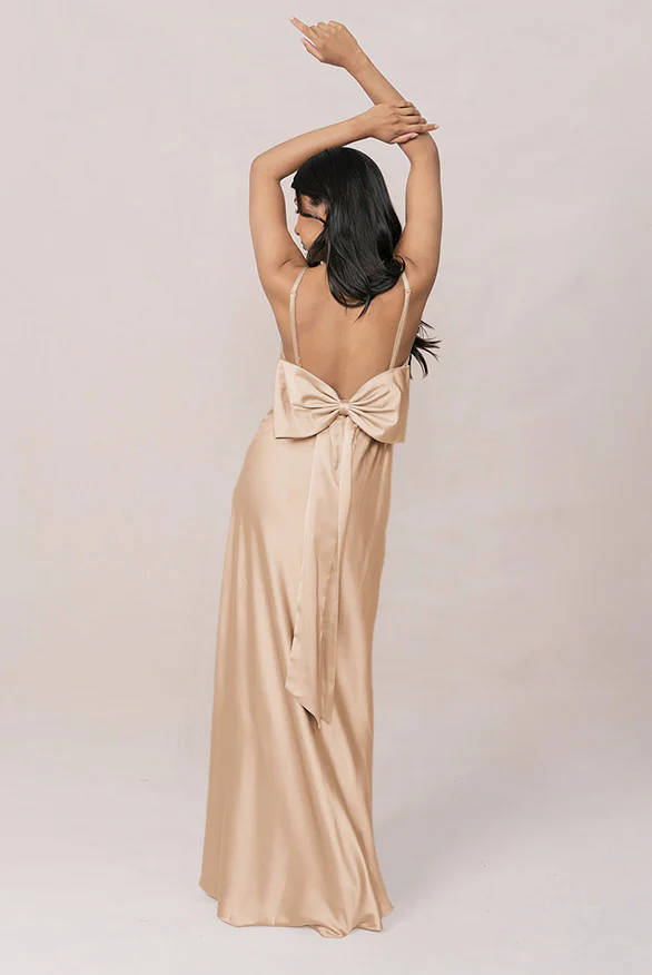 Steph Satin Dress | Made To Order - Image 46