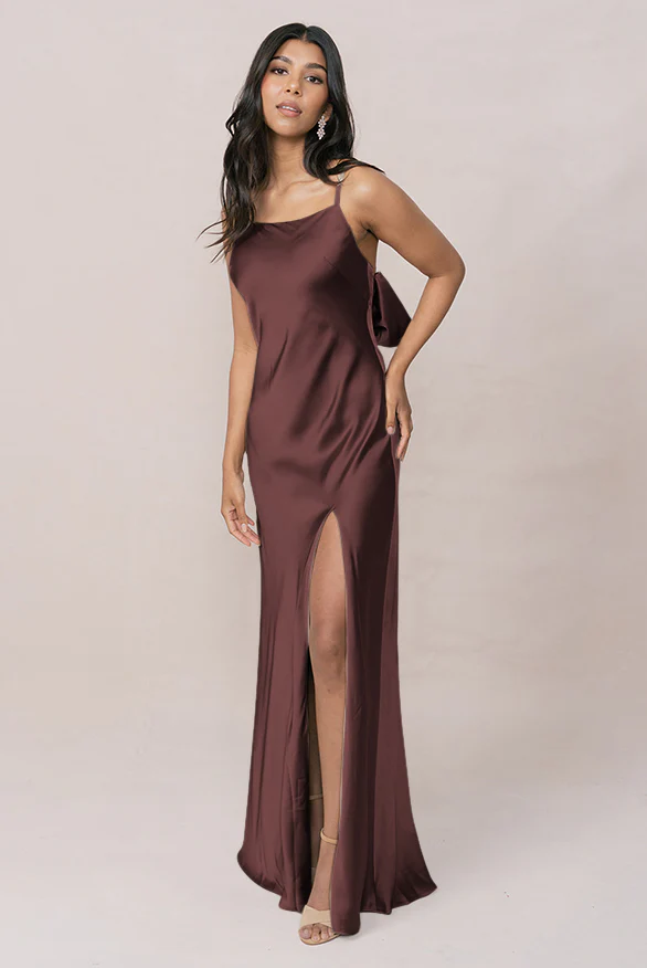 Steph Satin Dress | Made To Order - Image 57