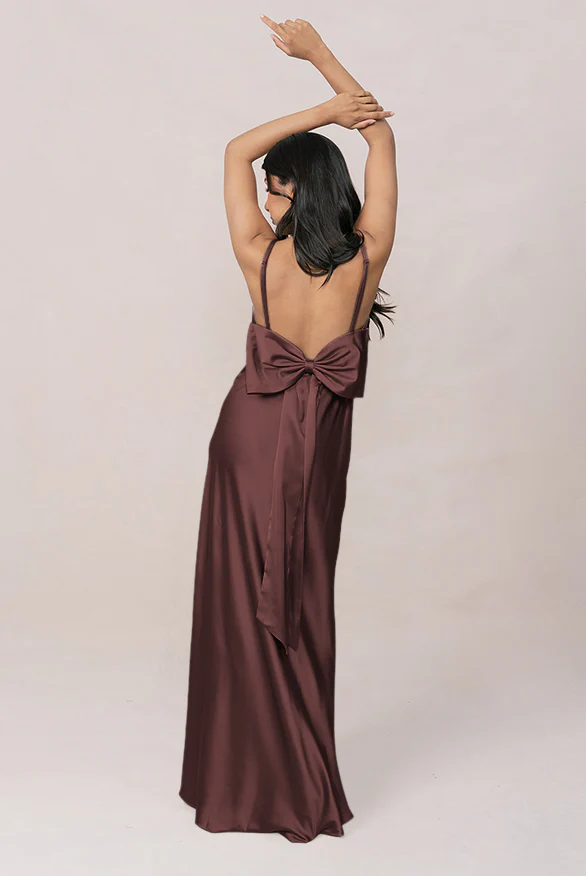 Steph Satin Dress | Made To Order - Image 58