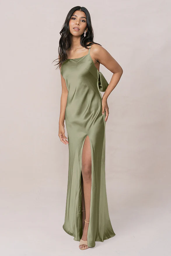 Steph Satin Dress | Made To Order - Image 63