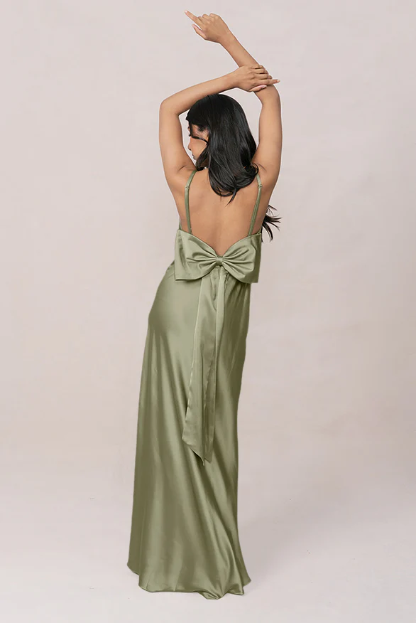 Steph Satin Dress | Made To Order - Image 64