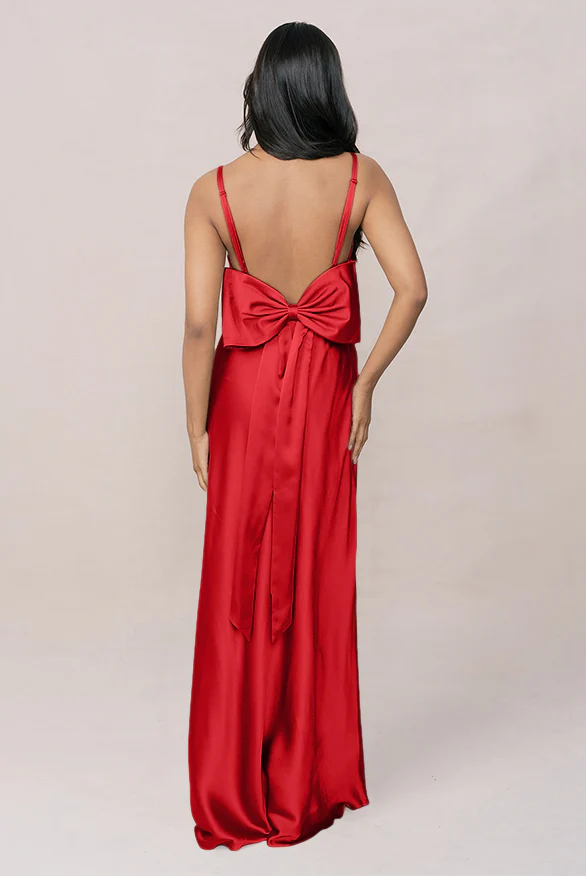 Steph Satin Dress | Made To Order - Image 74