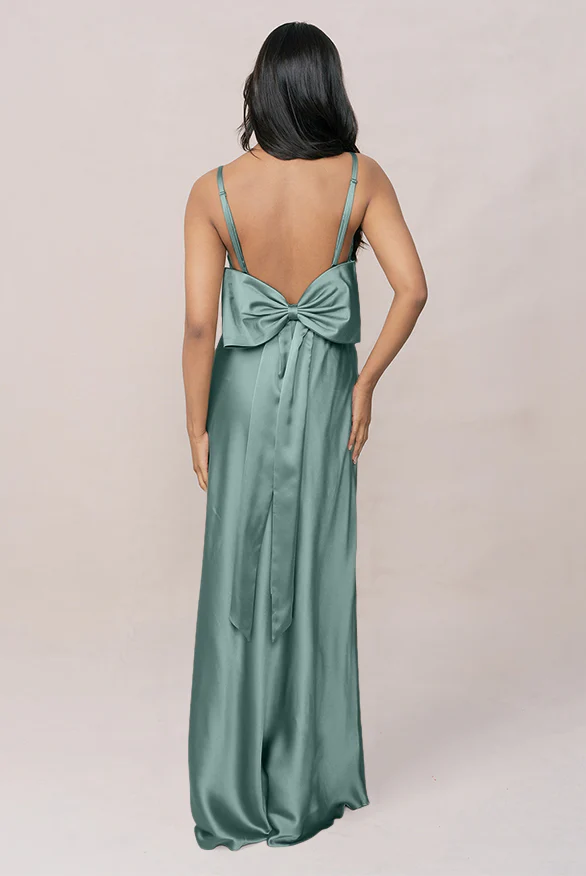 Steph Satin Dress | Made To Order - Image 82