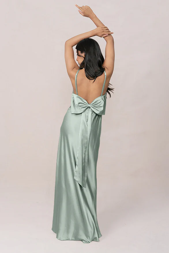 Steph Satin Dress | Made To Order - Image 88