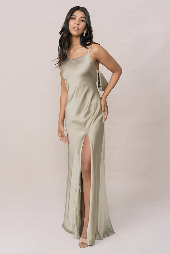 Steph Satin Dress | Made To Order - Image 89