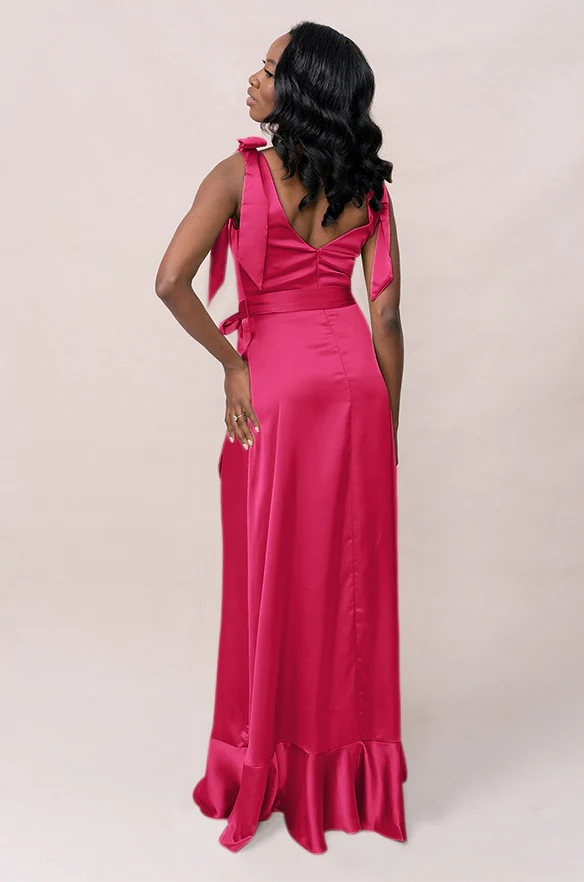 Stevie Satin Dress | Made To Order - Image 136