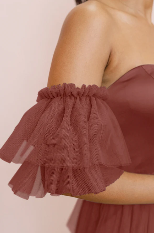 Tulle Tiered Poof Sleeves | Made To Order - Image 11