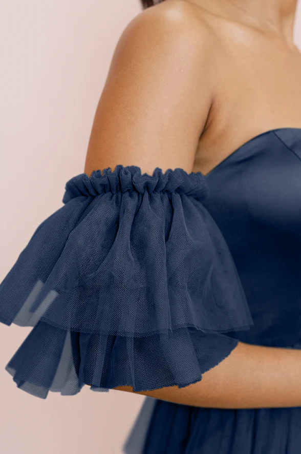 Tulle Tiered Poof Sleeves | Made To Order - Image 22