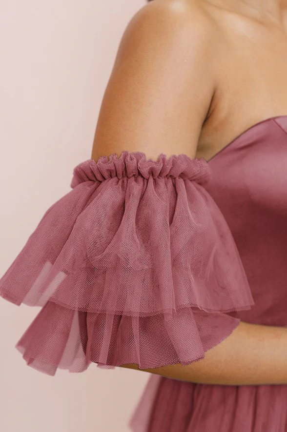 Tulle Tiered Poof Sleeves | Made To Order - Image 28