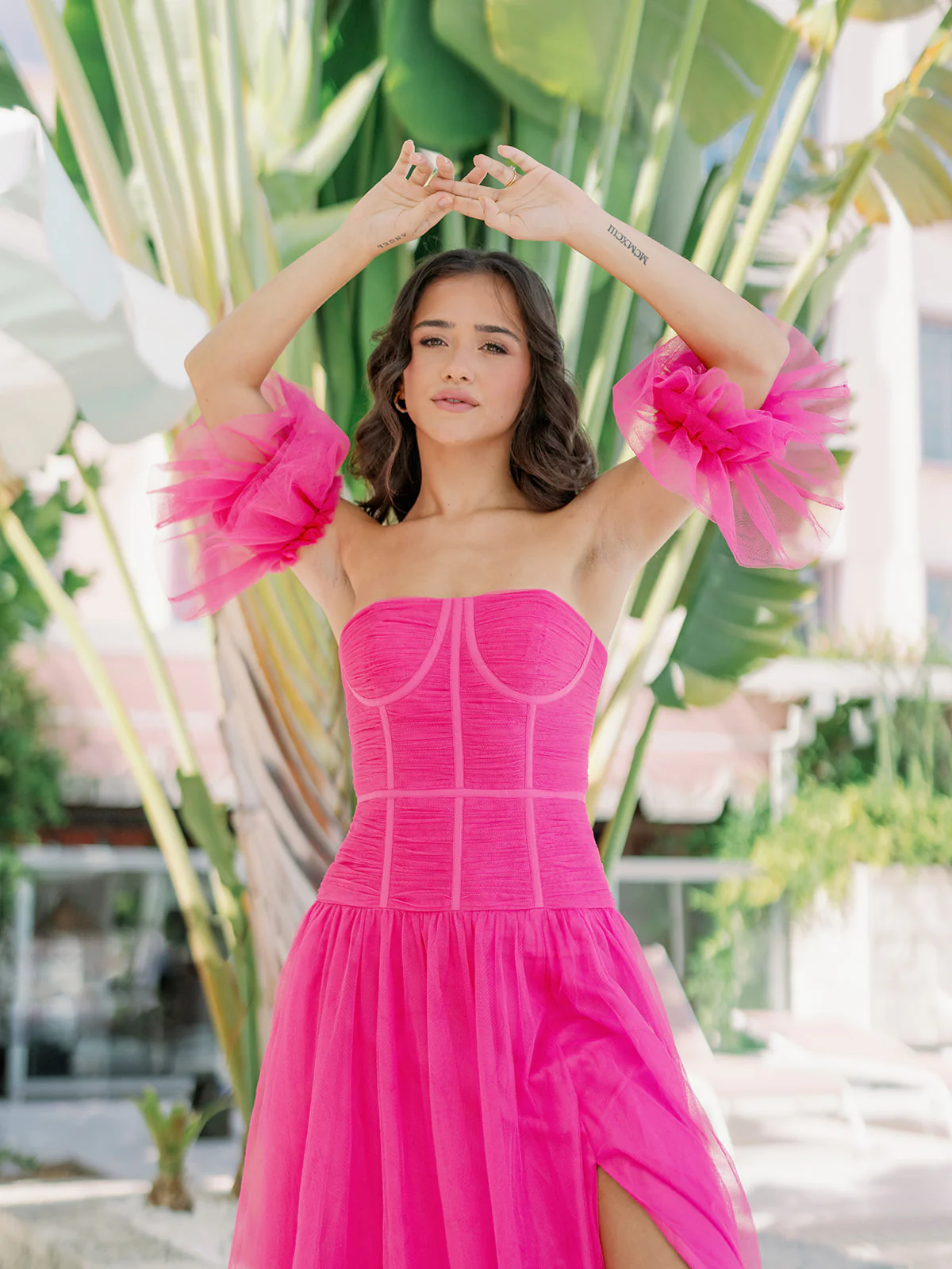 Tulle Tiered Poof Sleeves | Made To Order - Image 3