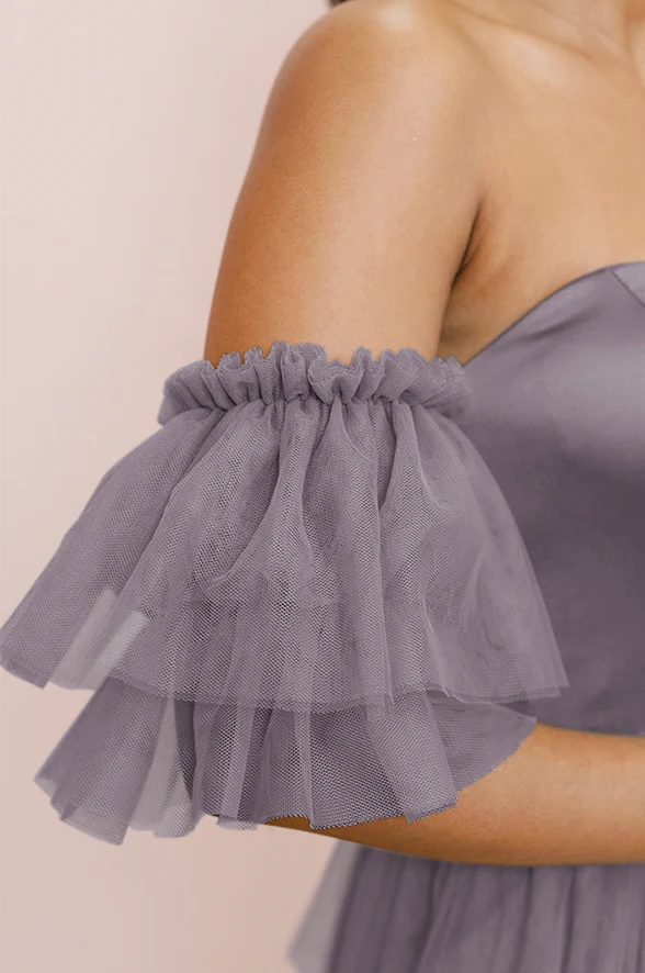 Tulle Tiered Poof Sleeves | Made To Order - Image 32