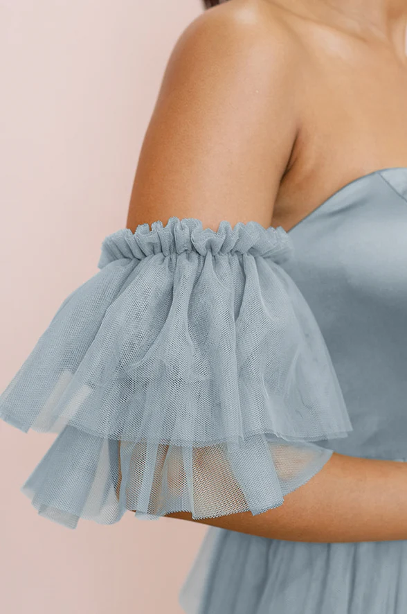 Tulle Tiered Poof Sleeves | Made To Order - Image 35