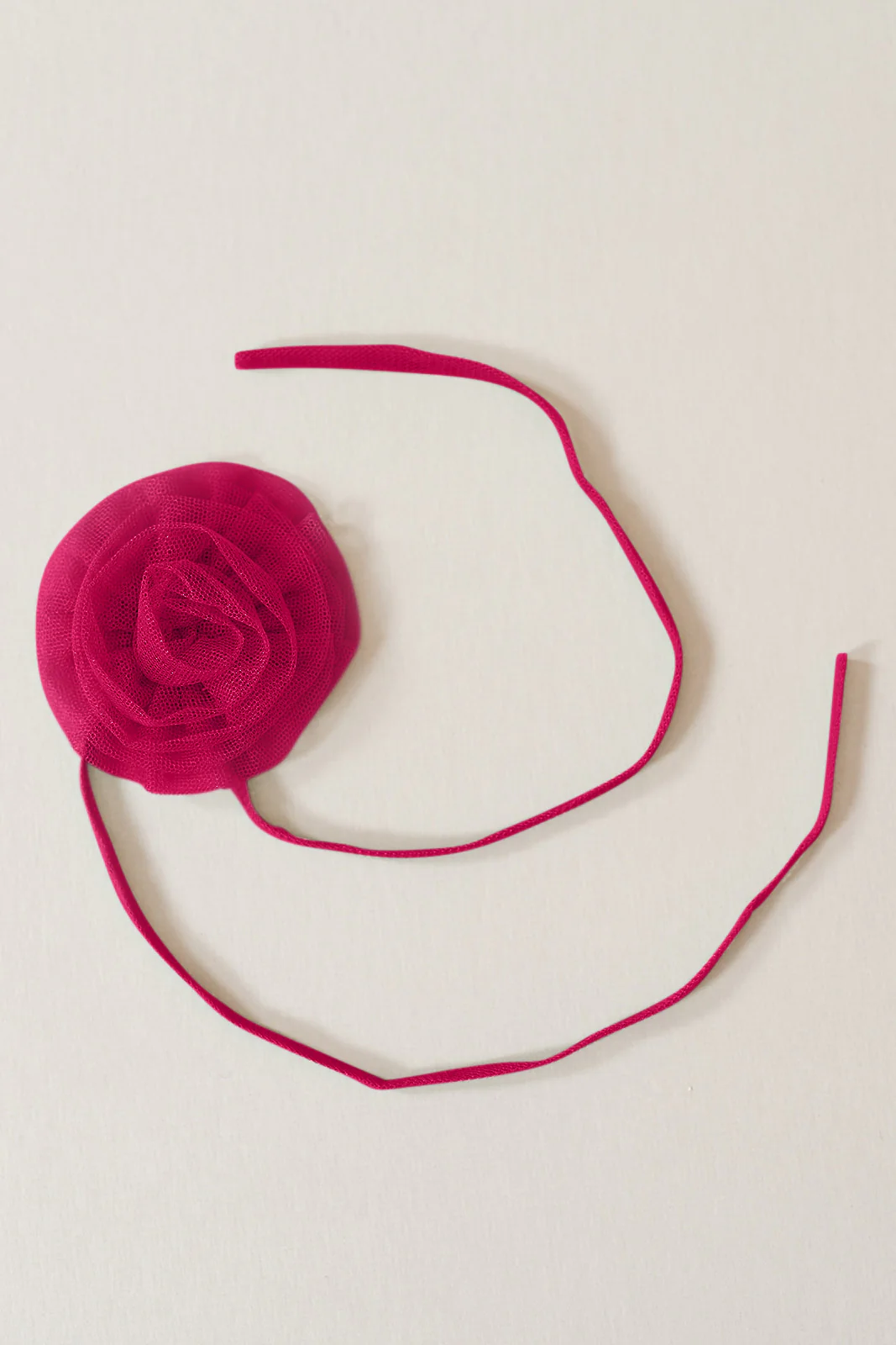 Tulle Rose Neck Tie | Made To Order - Image 13