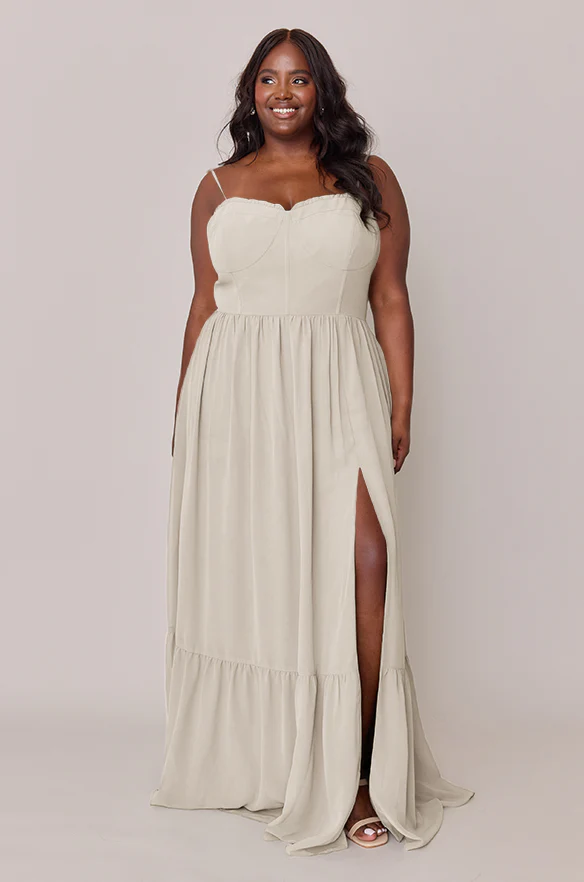 Valentina Chiffon Dress | Made To Order - Image 154