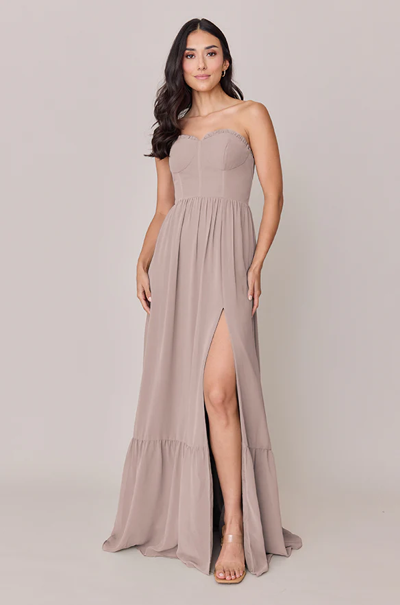 Valentina Chiffon Dress | Made To Order - Image 160