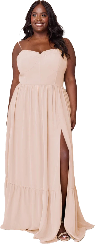Valentina Chiffon Dress | Made To Order - Image 192
