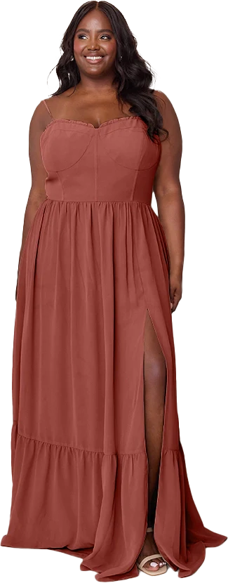 Valentina Chiffon Dress | Made To Order - Image 197