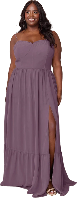 Valentina Chiffon Dress | Made To Order - Image 204