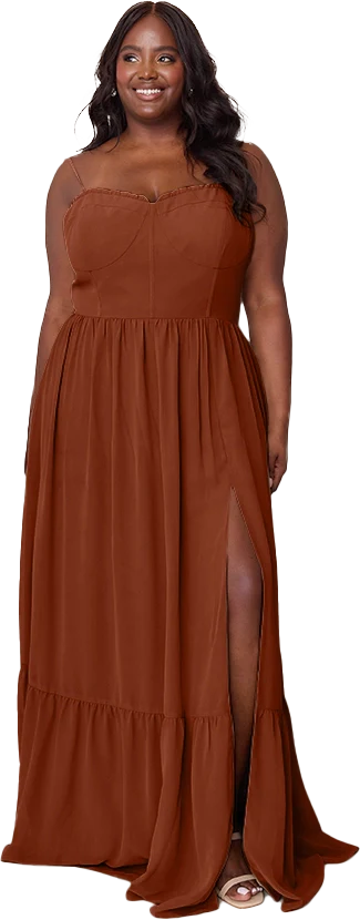 Valentina Chiffon Dress | Made To Order - Image 225