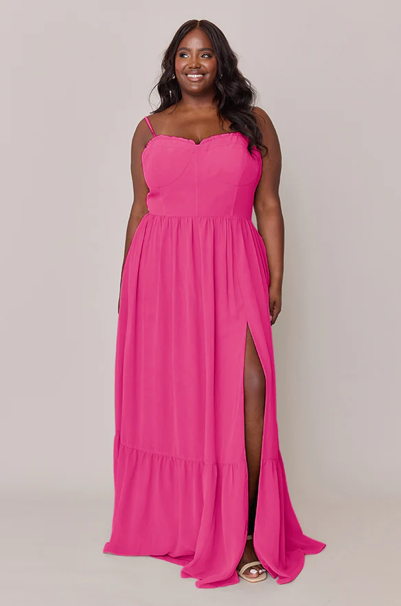 Valentina Chiffon Dress | Made To Order - Image 236