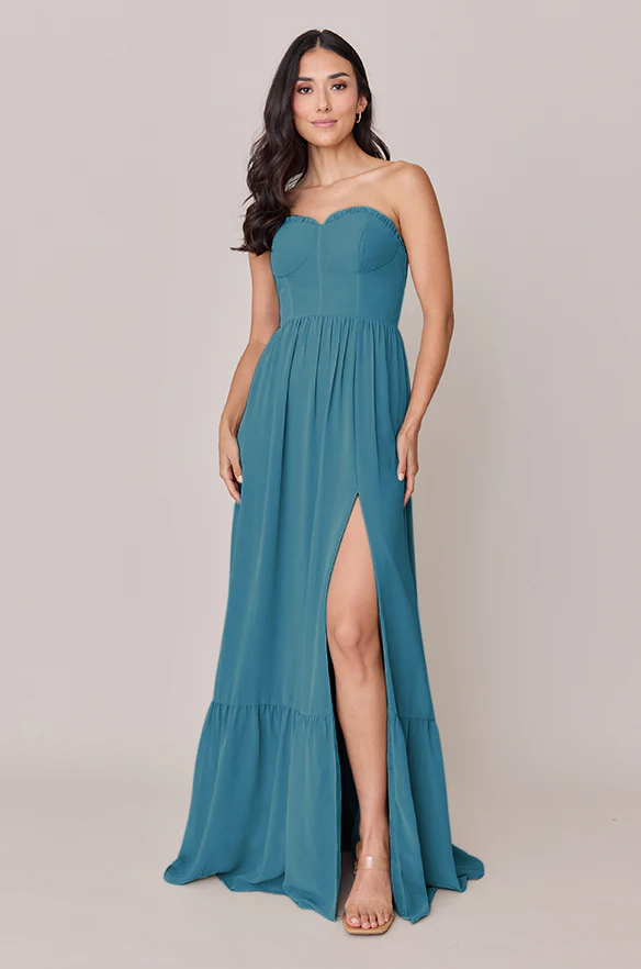 Valentina Chiffon Dress | Made To Order - Image 46