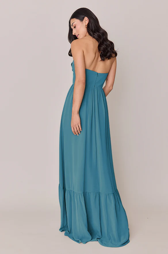 Valentina Chiffon Dress | Made To Order - Image 47
