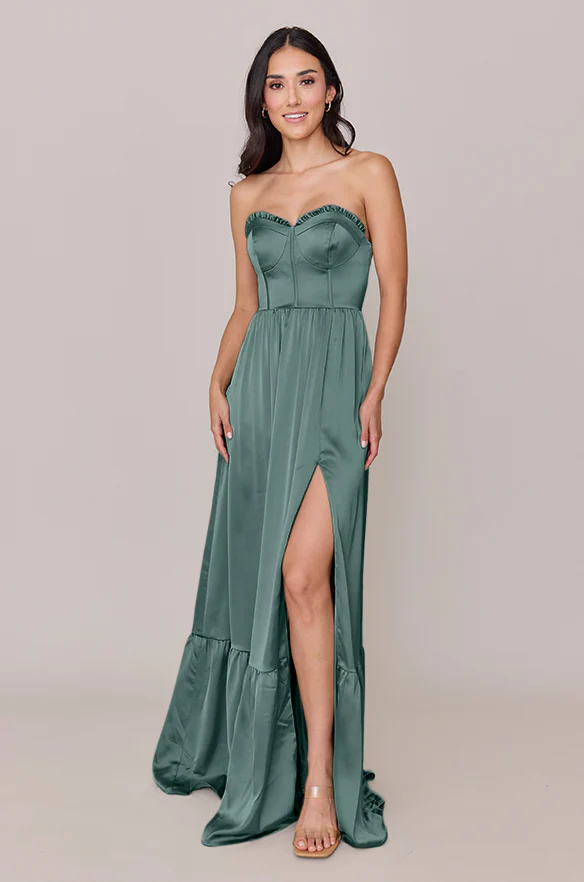 Valentina Satin Dress | Made To Order - Image 141