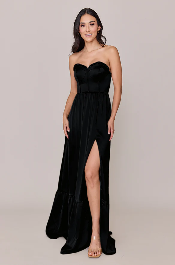 Valentina Satin Dress | Made To Order - Image 15
