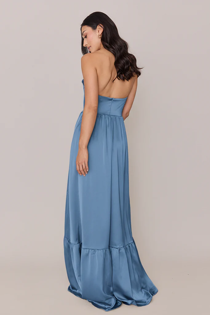Valentina Satin Dress | Made To Order - Image 247
