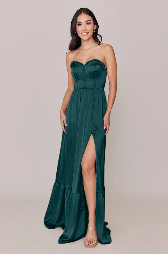 Valentina Satin Dress | Made To Order - Image 29