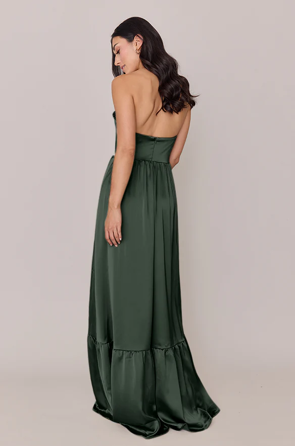 Valentina Satin Dress | Made To Order - Image 36