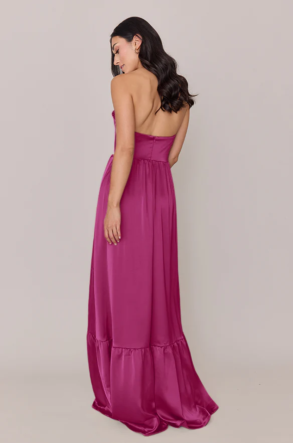 Valentina Satin Dress | Made To Order - Image 60
