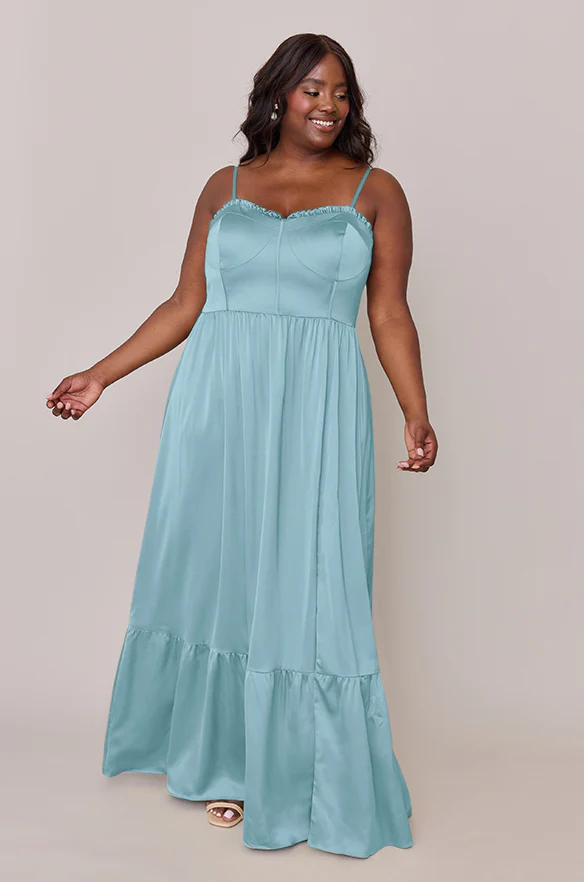 Valentina Satin Dress | Made To Order - Image 85