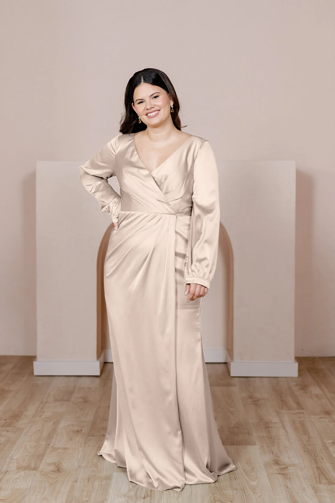 Vera Satin Dress | Made To Order - Image 105