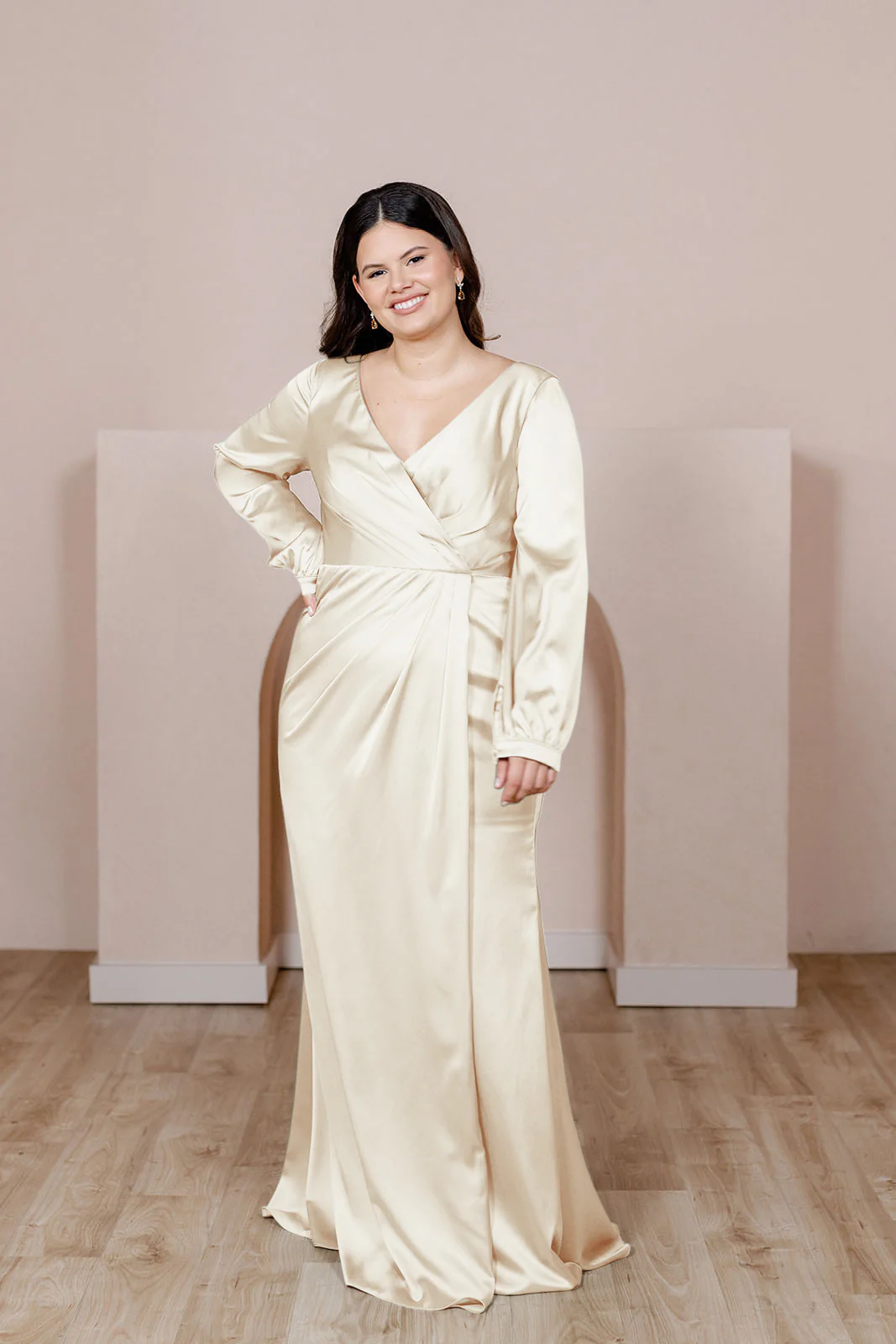 Vera Satin Dress | Made To Order - Image 107