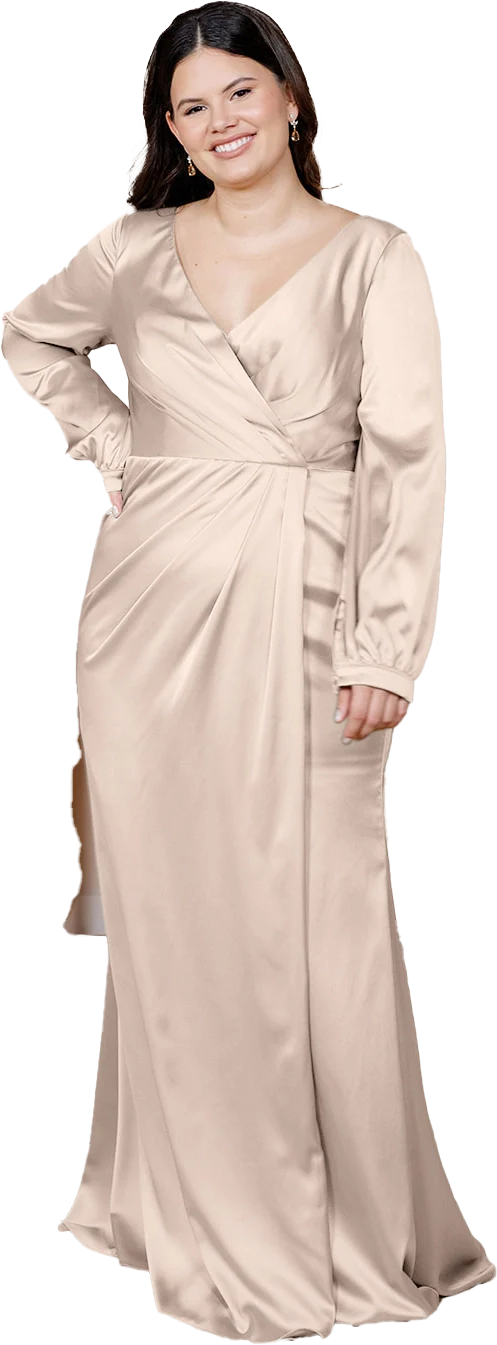 Vera Satin Dress | Made To Order - Image 108