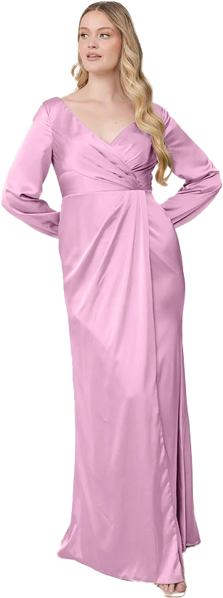 Vera Satin Dress | Made To Order - Image 110