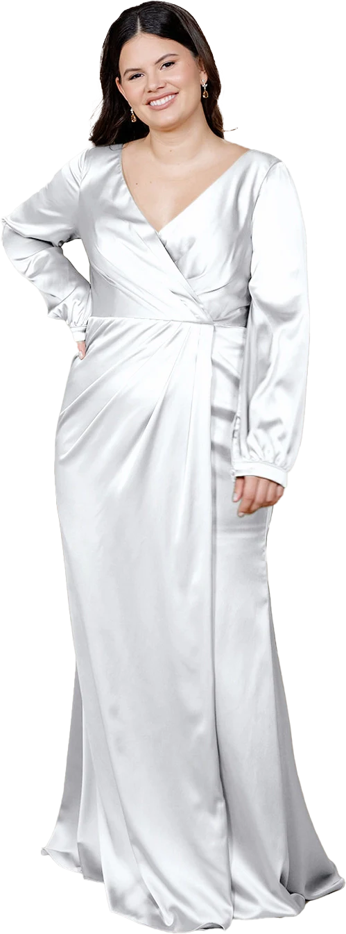 Vera Satin Dress | Made To Order - Image 111