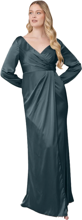 Vera Satin Dress | Made To Order - Image 28