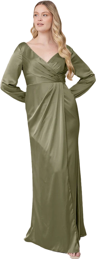 Vera Satin Dress | Made To Order - Image 41