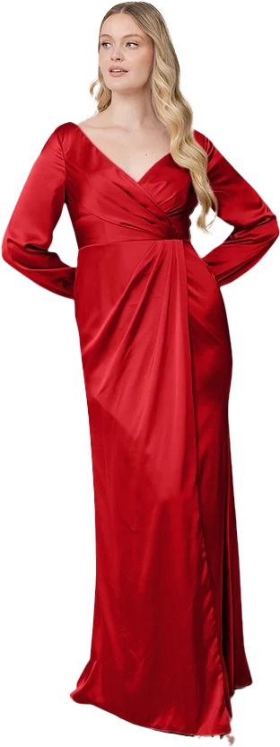 Vera Satin Dress | Made To Order - Image 45