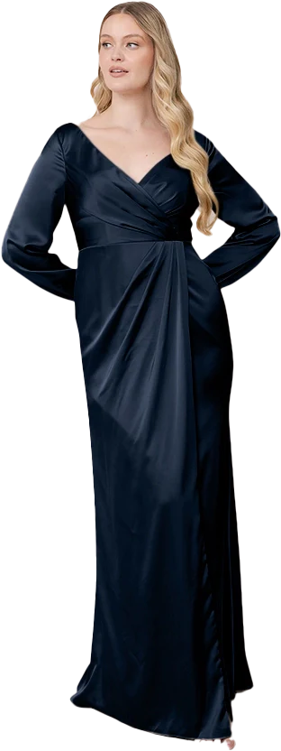 Vera Satin Dress | Made To Order - Image 46