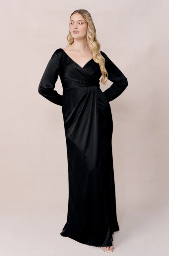 Vera Satin Dress | Made To Order - Image 61
