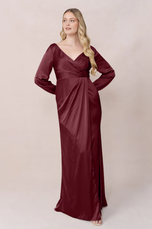 Vera Satin Dress | Made To Order - Image 64