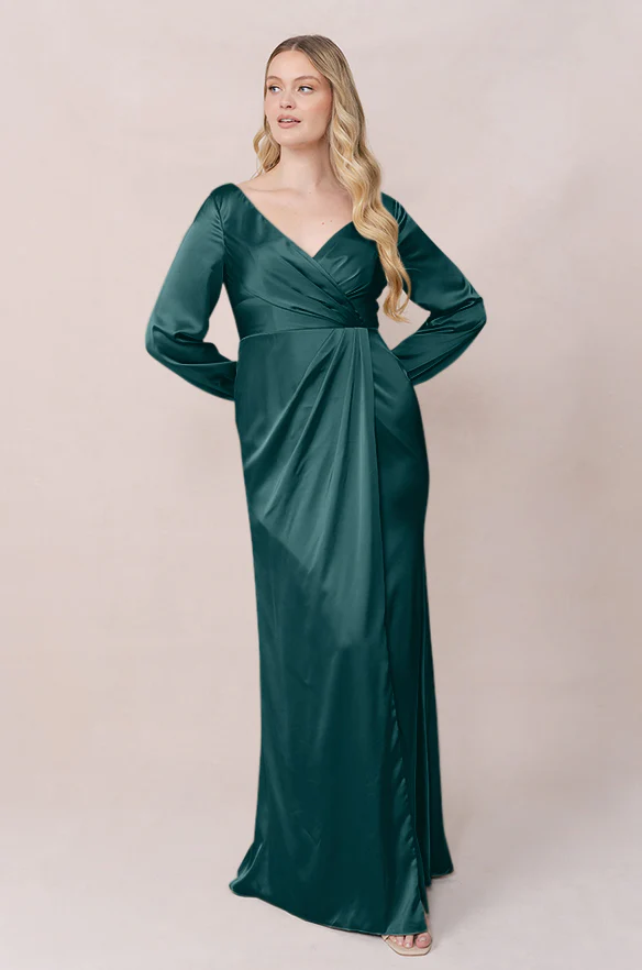 Vera Satin Dress | Made To Order - Image 66