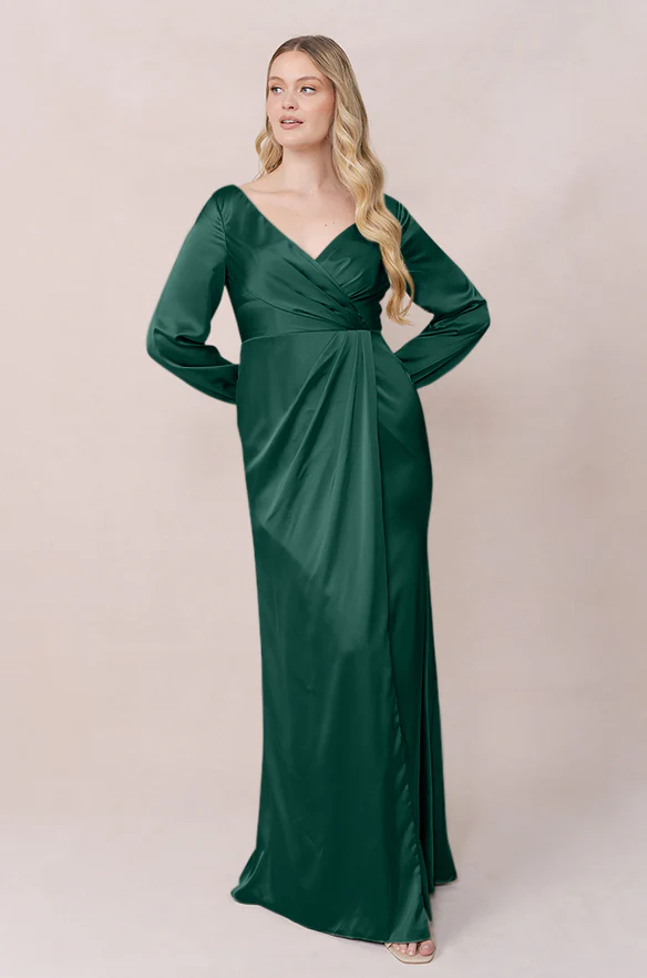Vera Satin Dress | Made To Order - Image 72