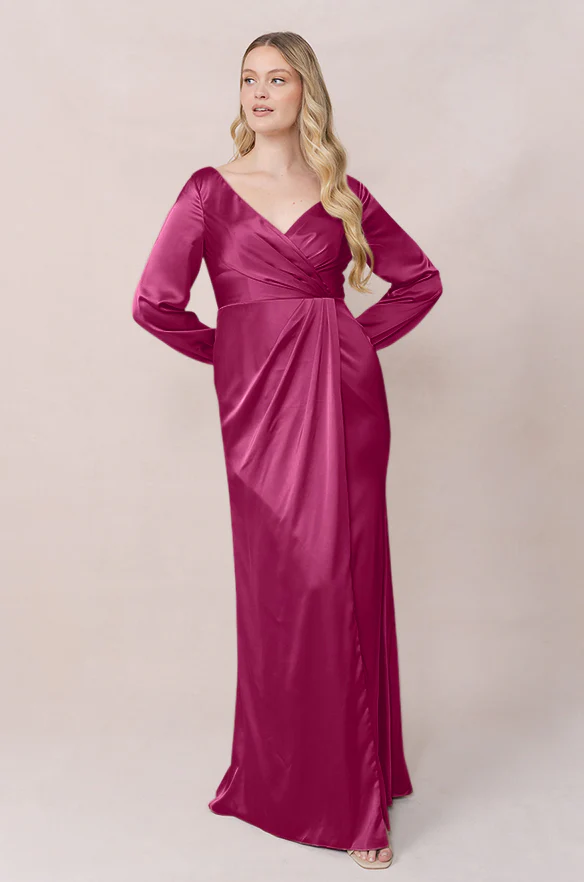 Vera Satin Dress | Made To Order - Image 75