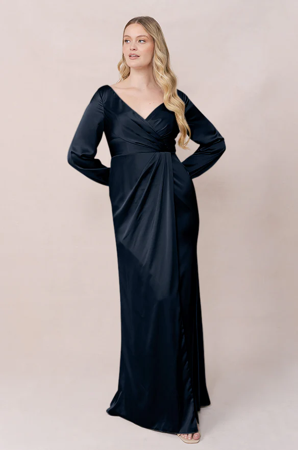 Vera Satin Dress | Made To Order - Image 87