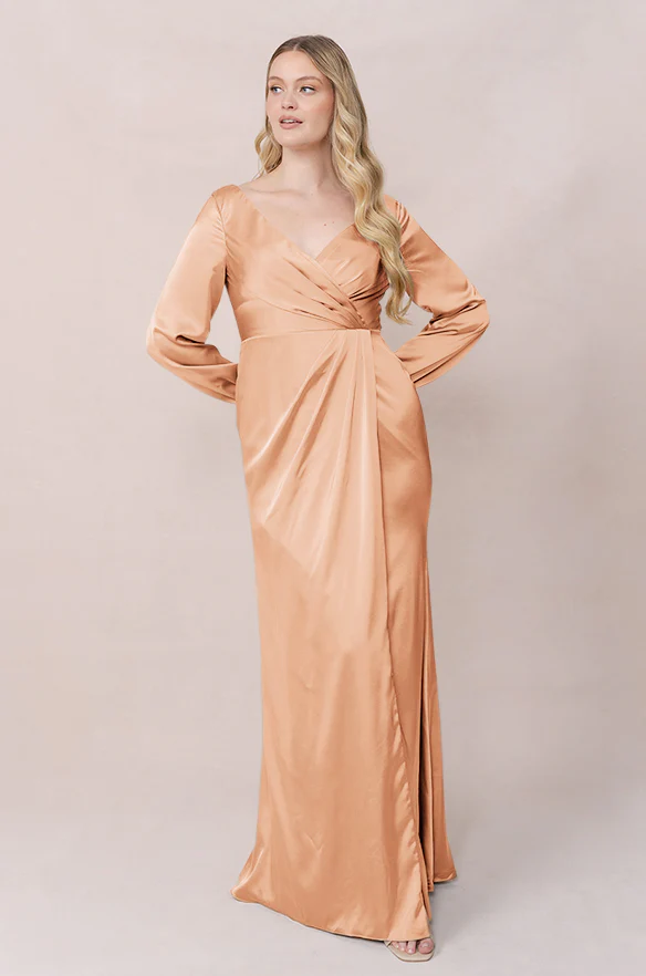 Vera Satin Dress | Made To Order - Image 88